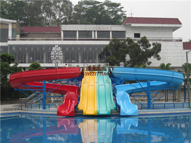 梦航玩具，水上乐园设备玻璃钢彩虹滑道 水上游乐设施