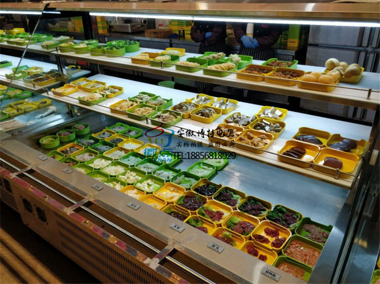 上海供应自选菜品自选柜自助餐冷柜敞开式菜品展示柜火锅菜品冷藏柜
