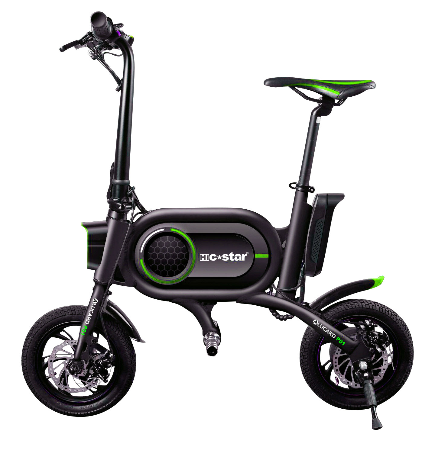 爱路卡登新款折叠电动自行车厂家爱路卡登新款折叠电动自行车 两轮电动代步车 带USB充电口厂家直销