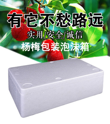 云南厂家供应 杨梅包装泡沫箱 3-4公斤生鲜水果泡沫箱