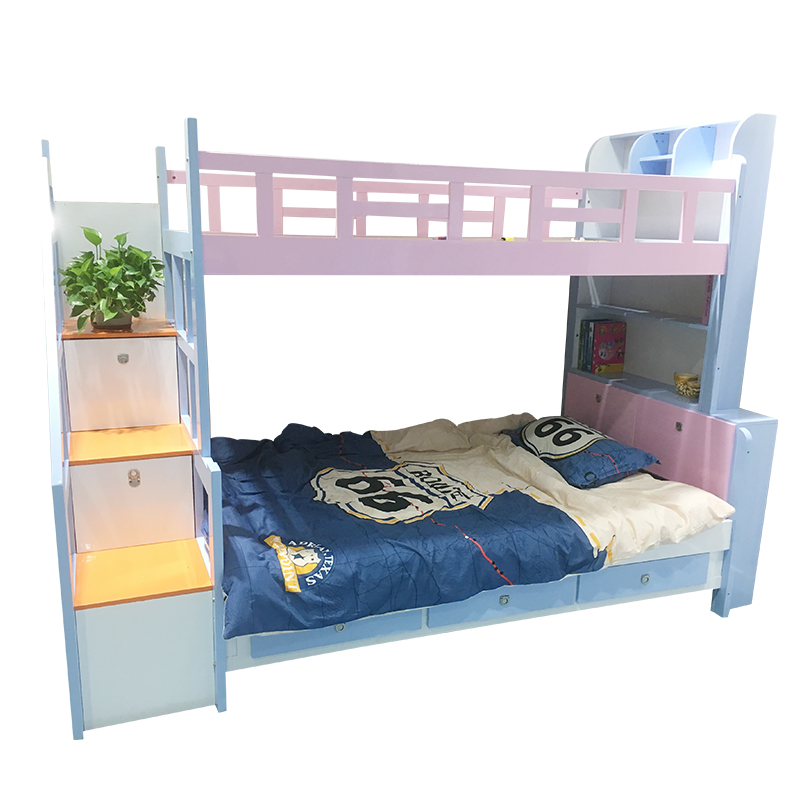 实木高低床子母床双层床上下床铺两层儿童床成人母子床  115子母床
