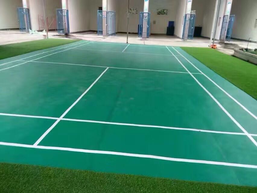 深圳市运动球场地坪价格 球场地坪施工 承接各类地坪施工图片