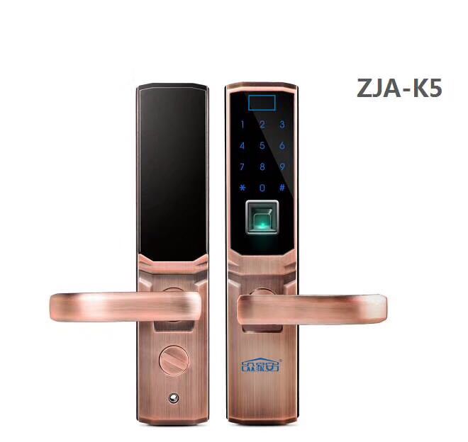 供应ZJA-K5智能指纹锁批发