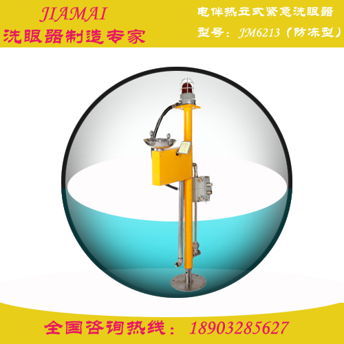 电伴热立式紧急洗眼器JM6213批发