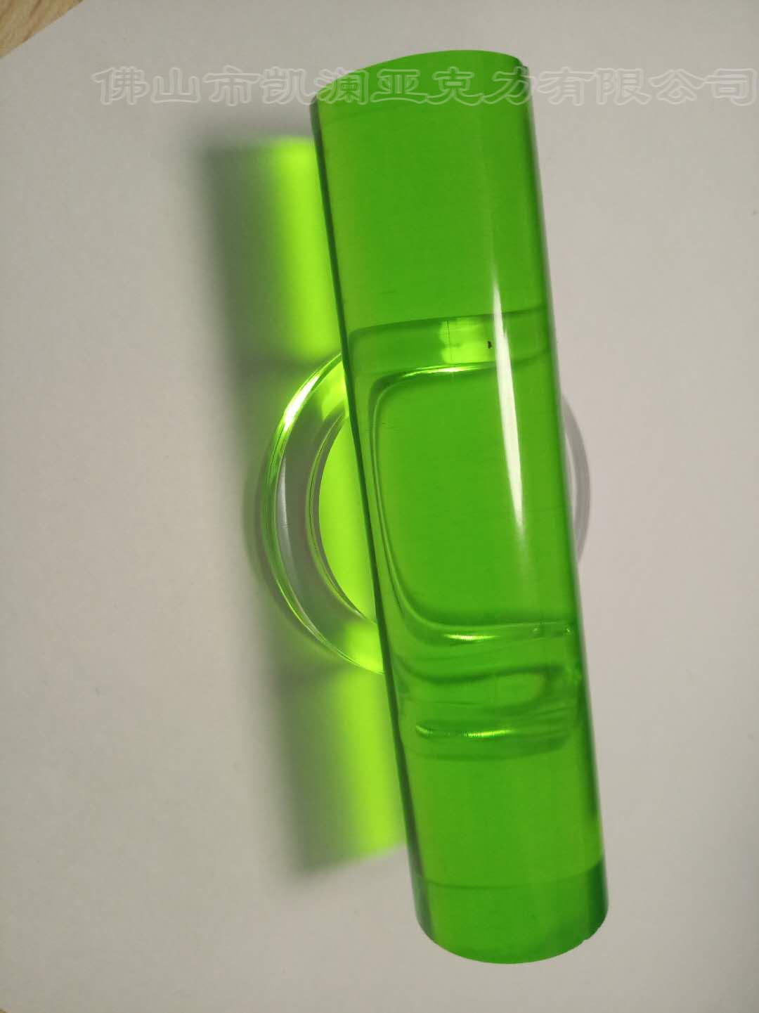 优质亚克力棒材 透明绿色有机玻璃