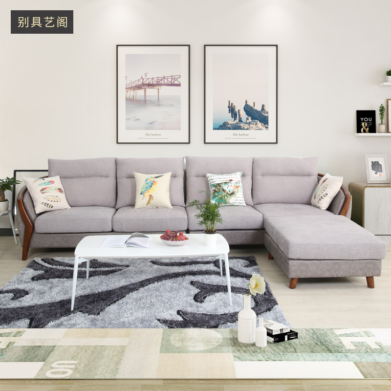 深圳华翔家具现代风格组合客厅沙发厂家