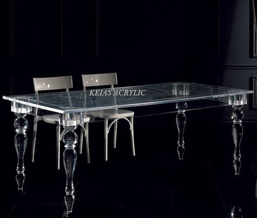 创意有机玻璃水晶桌 透明亚克力PMMA家具桌 可加工定做  创意有机玻璃水晶桌 透明桌子