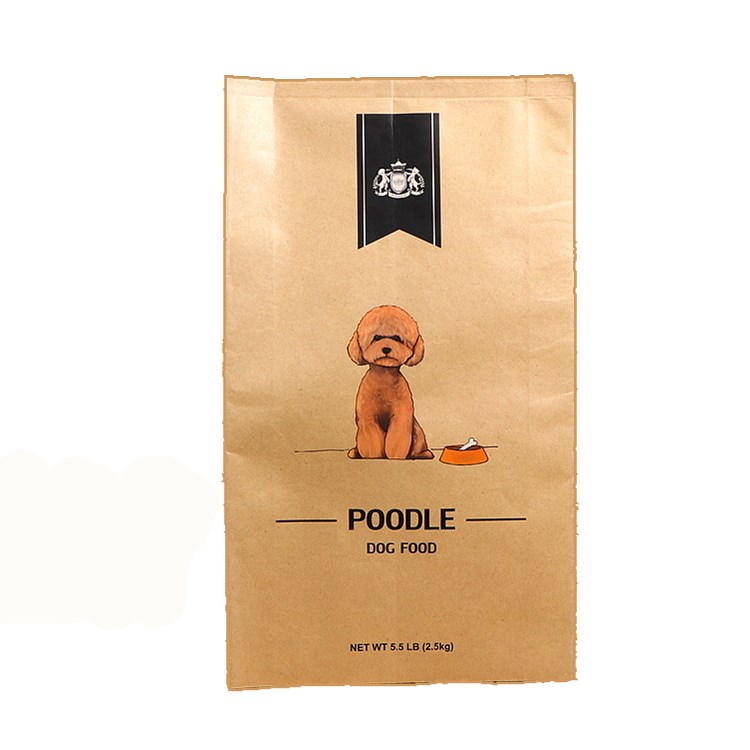 厂家直销宠物狗猫粮食品淋膜牛皮纸袋批发采购图片