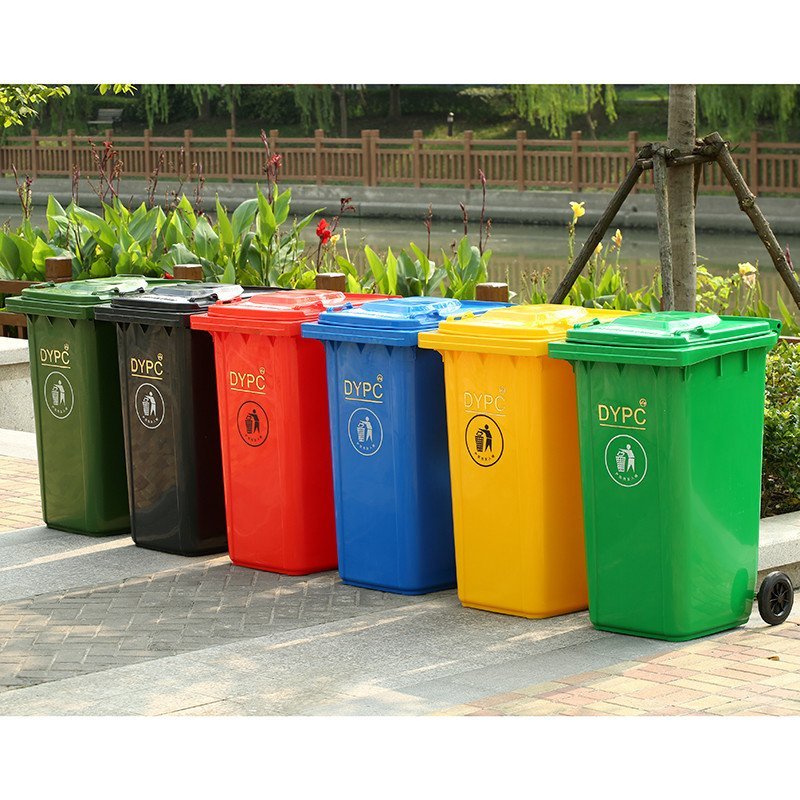 环卫户外塑料垃圾桶四方形塑料水桶批发
