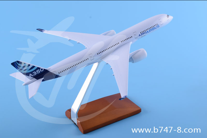 飞机模型空客A350原型机合金仿真客机航模玩具摆件商务工艺礼品29cm图片