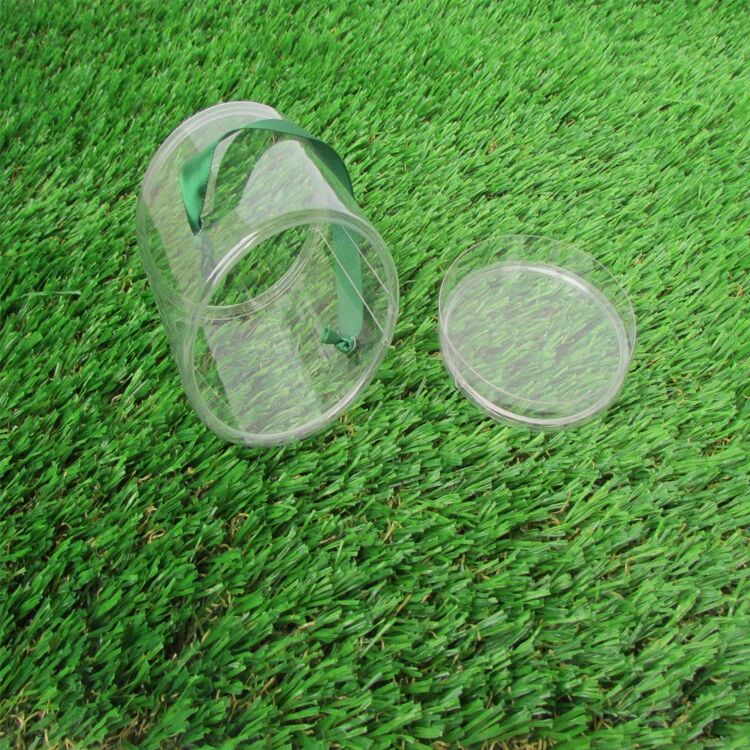 卷边圆筒透明pvc卷边圆筒小物品PVC圆形包装盒带吸塑盖PP塑料圆筒定制