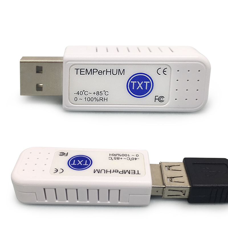 厂家直销新款 USB温湿度计TEMPerHUM 室内机房库房环境监测图片