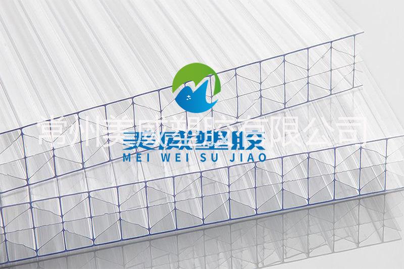常州美威供应苏州南京温室雨棚米字型阳光板透明PC板加工图片