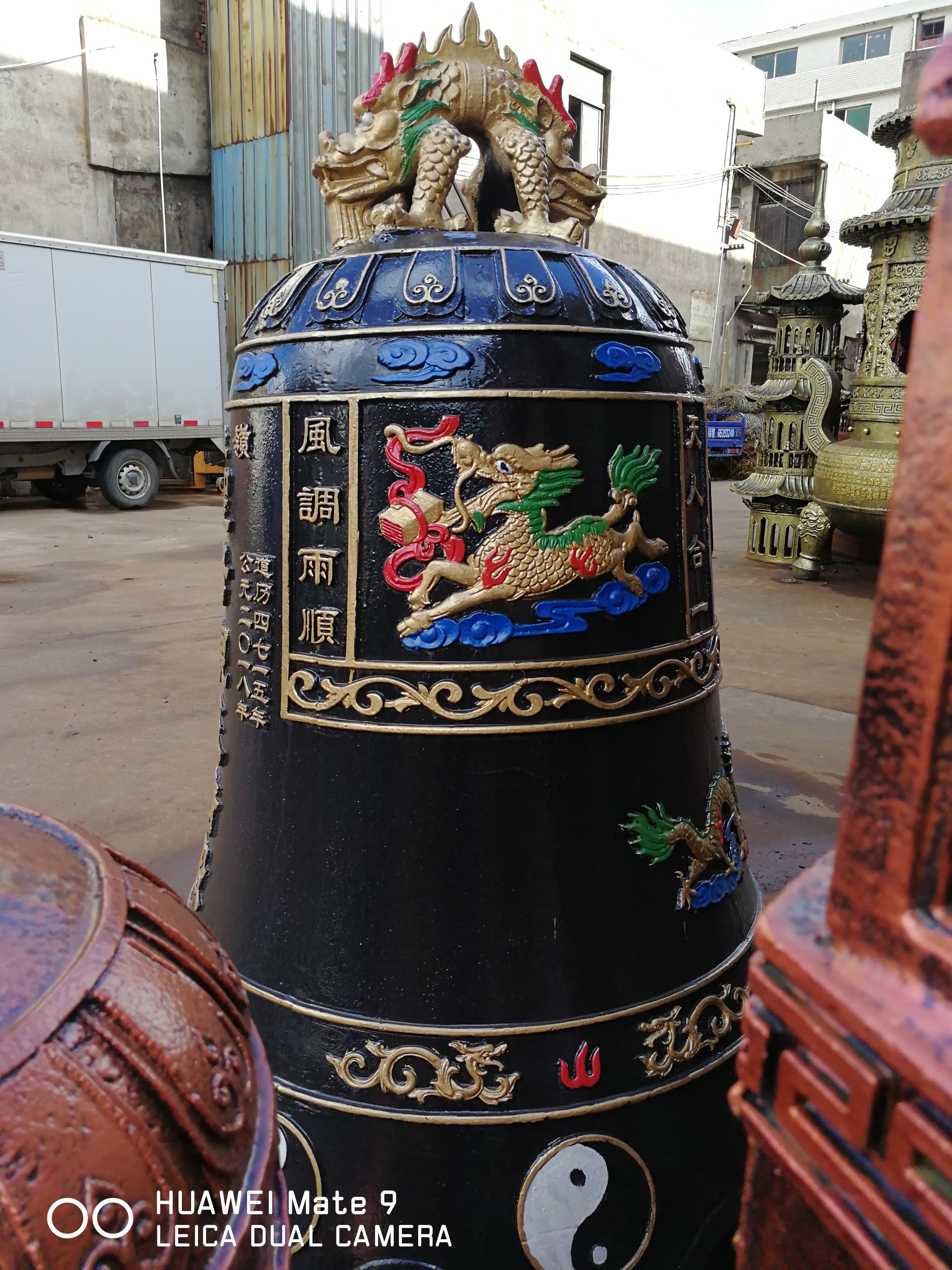 温州市寺庙铁钟铜钟宝鼎香炉云板佛像佛龛厂家