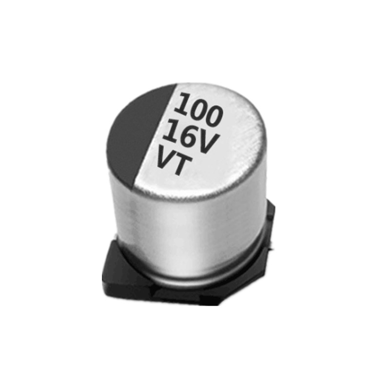 16V100UF贴片电解电容 低阻smd固态电容6.3*5.4 VT高频电容器