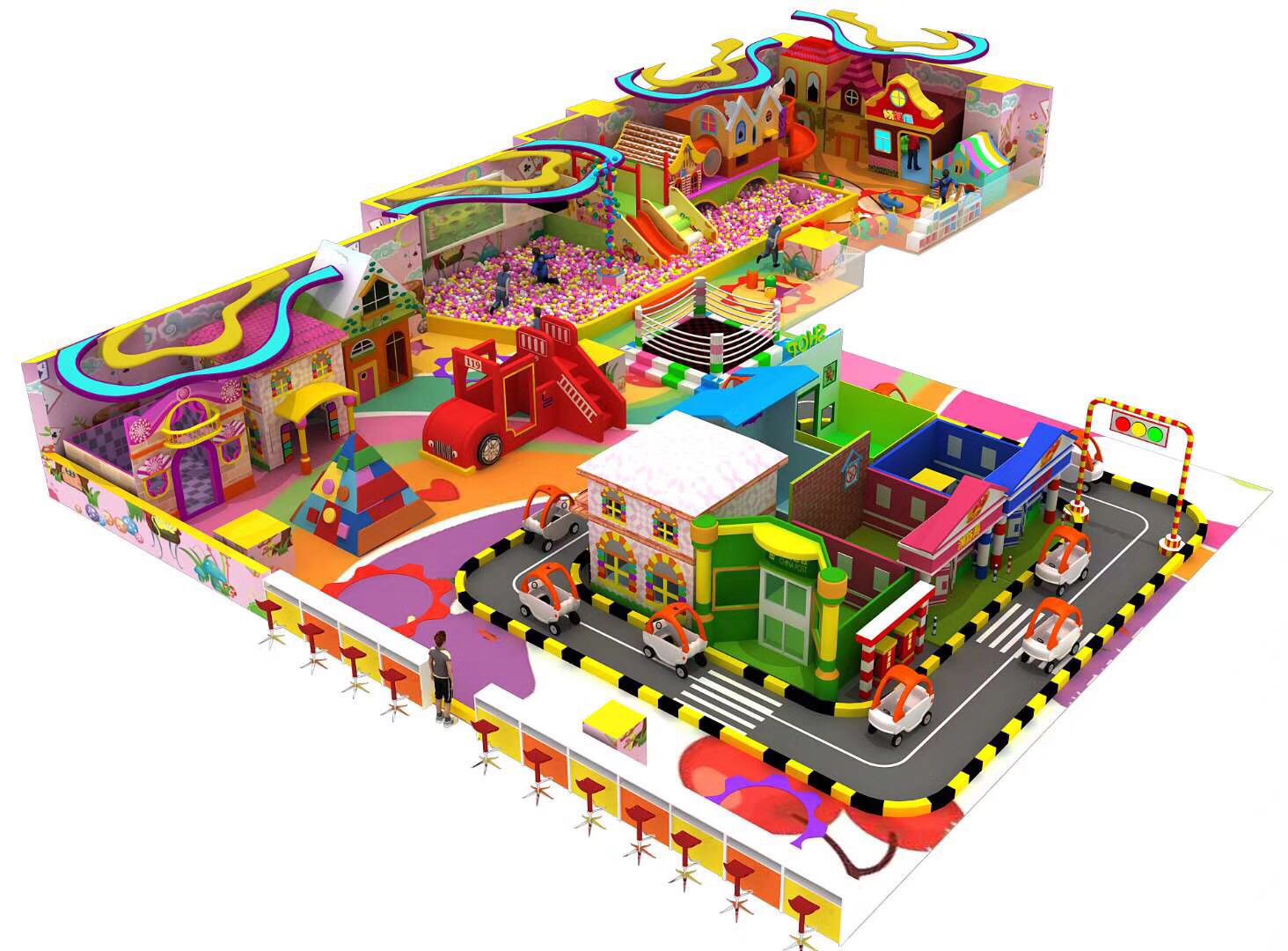 淘气堡-儿童主题乐园-游乐园设施-室内小型游乐场设备厂家