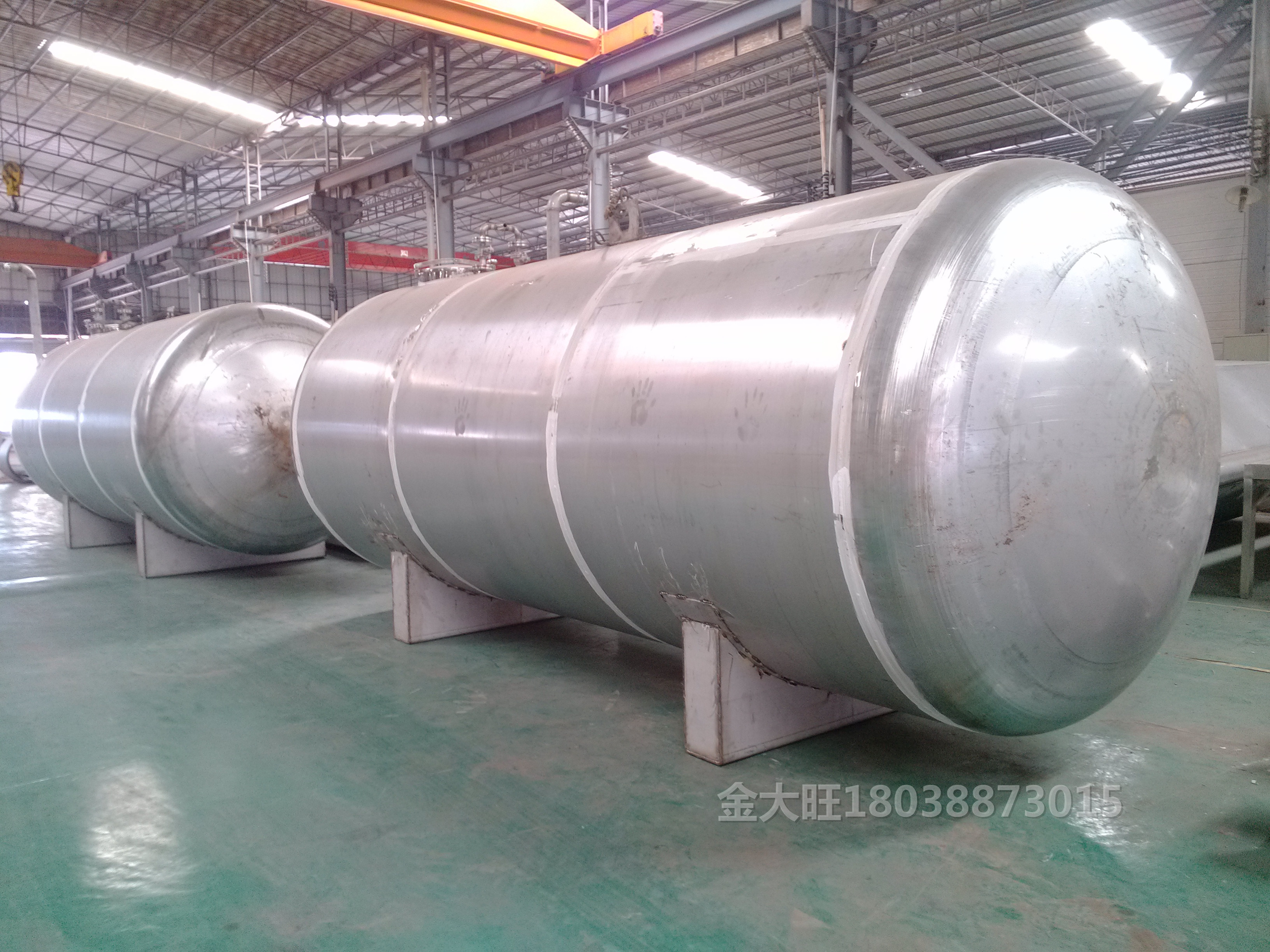 佛山加工大型不锈钢储罐压力容器罐厚板焊透图片