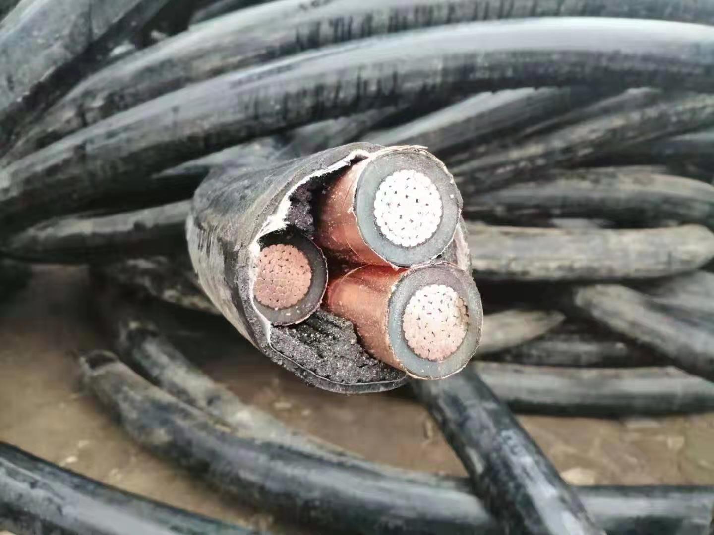 邢台市电线电缆回收电话 高价回收电线电缆 电线电缆回收价格图片