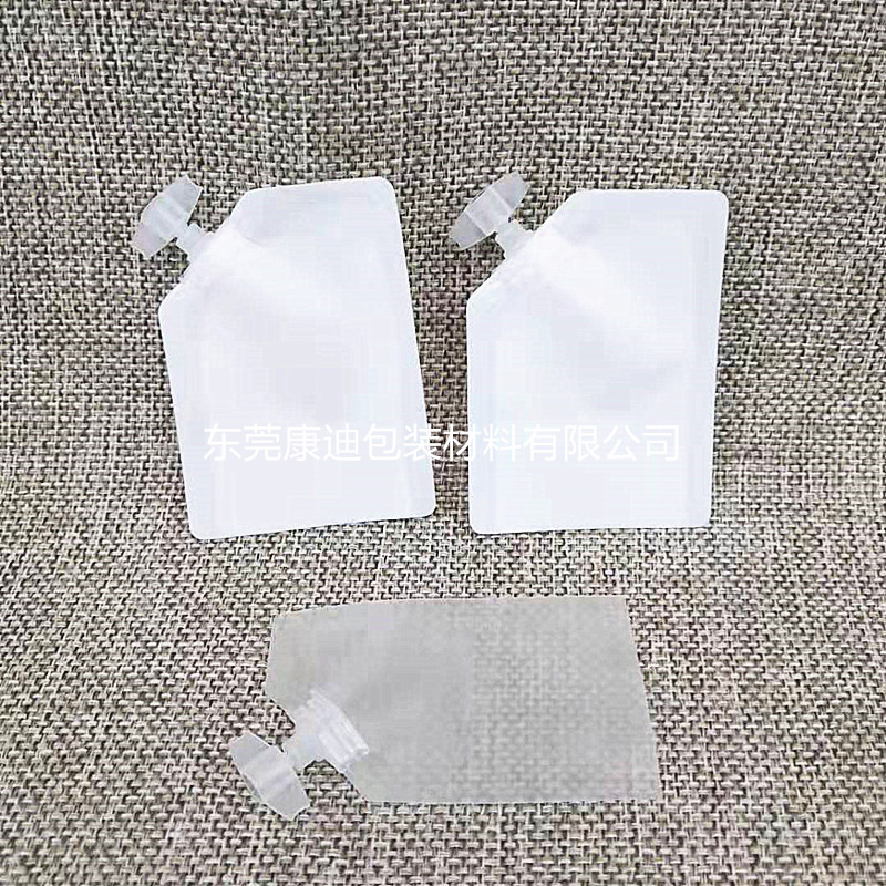 爆款化妆品包装袋 3ML/5ML/10ML乳液小吸嘴袋 透明塑料液体包装袋图片