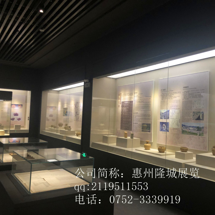 惠州隆城厂家设计博物馆延墙柜图片
