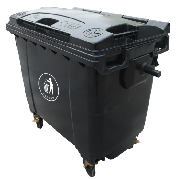 660L塑料环卫垃圾桶批发