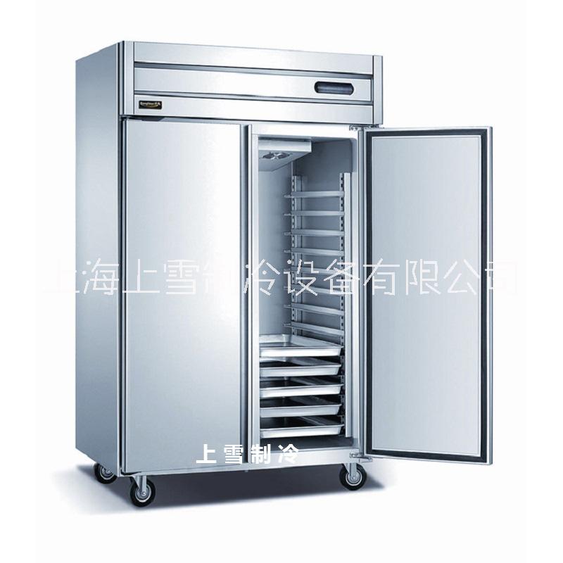 蛋糕店烤盘冷冻冰柜 面包房插盘冷冻柜 慕斯食品冷冻冰箱图片