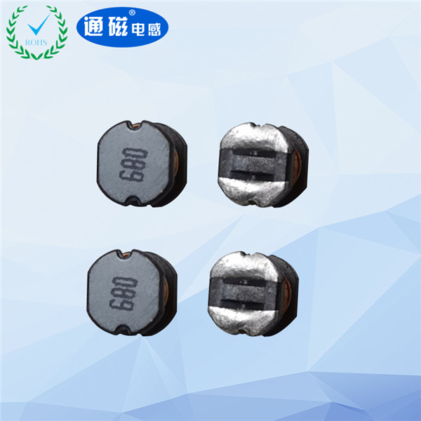 中山钰峰科技定制LED控制板贴片开磁功率电感CD75-680M/101/152 贴片电感图片