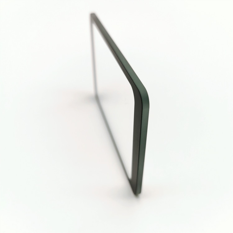 东莞市显示器玻璃面板厂家2mm精美丝印黑色边框钢化显示器玻璃面板 东莞佳美特直供