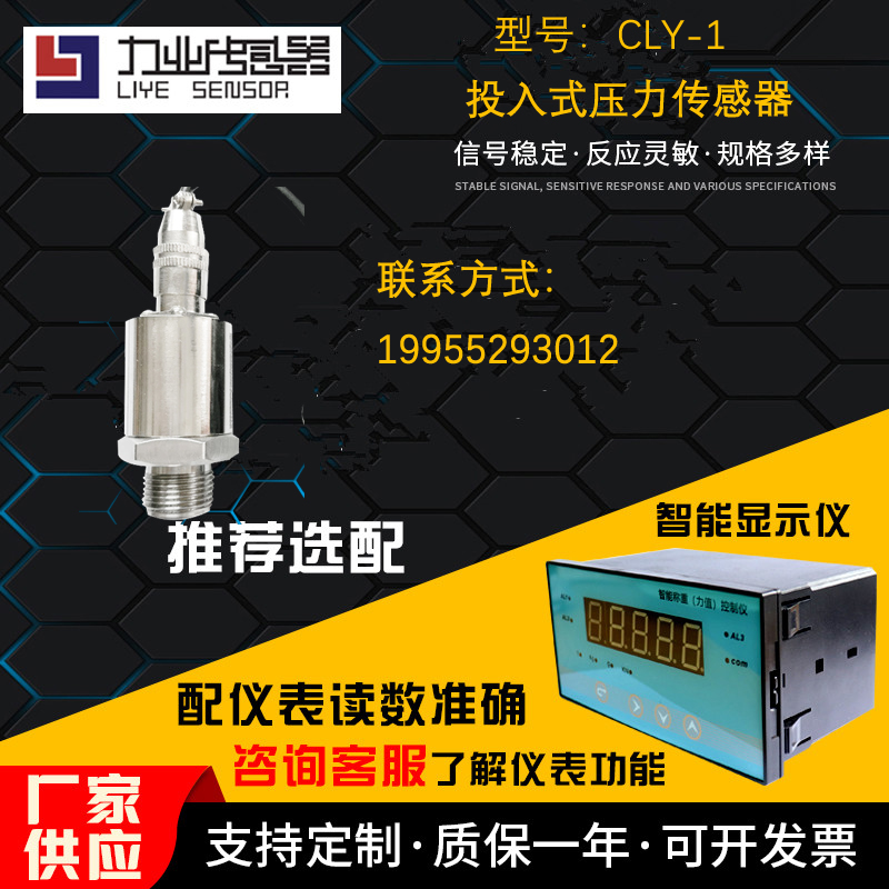 压力液位检测传感器 CLY系列-1压力传感器芯体 压力传感器 油压图片