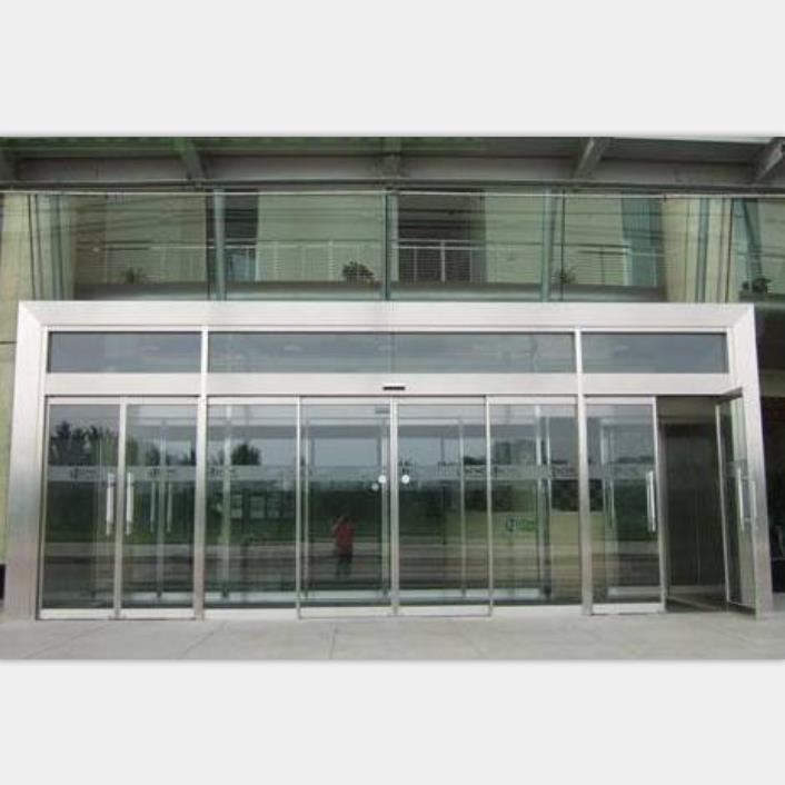 天津北辰安装定制 写字楼玻璃门 钢化玻璃门 金科鸿泰厂家