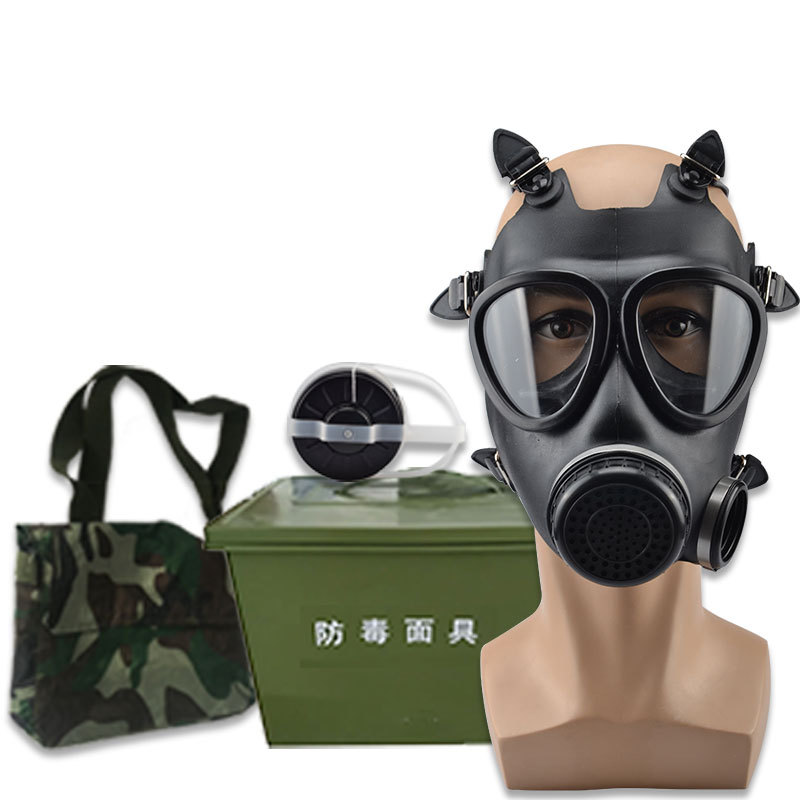 FMJ05防毒面具自吸过滤式部队训练呼吸防护面具图片
