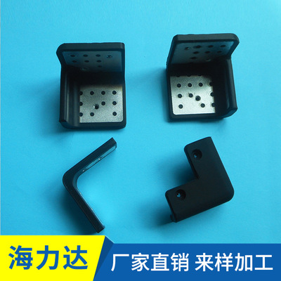 深圳硅橡胶五金包角 不规则箱包防撞包角 防撞角非标定制图片