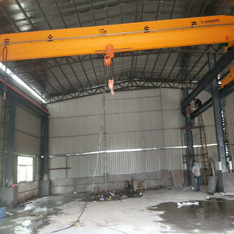 起重机械设备专业定制1吨单梁桥式行吊起重机钢丝绳葫芦起重机械设备家用车间