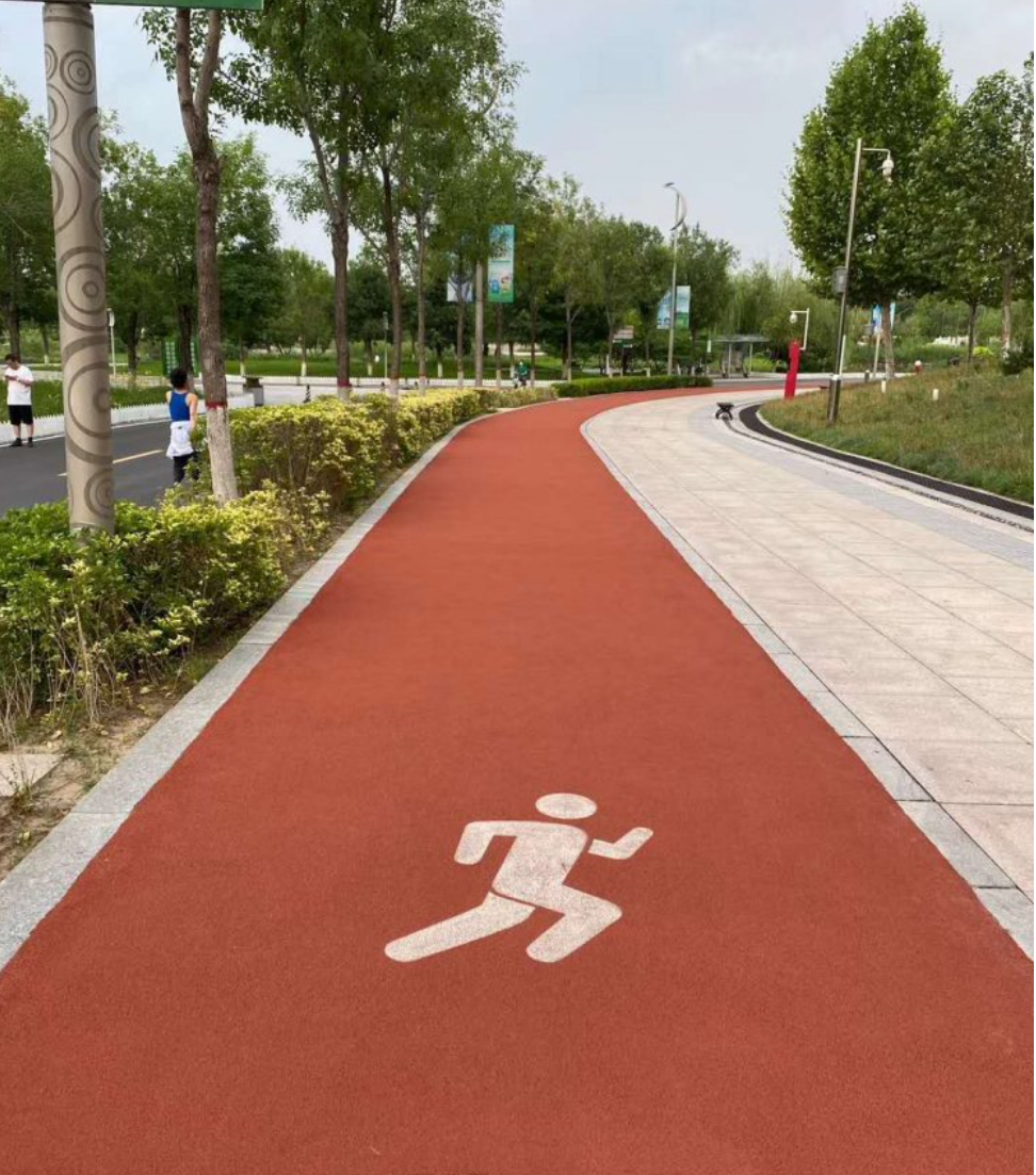 重庆陶瓷颗粒防滑坡道施工 重庆彩色沥青路面材料公司