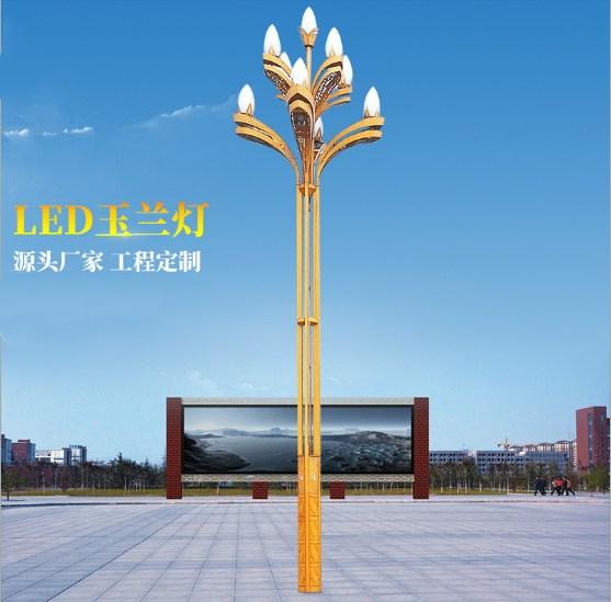 扬州市大型景观灯厂家厂家定制LED玉兰灯 户外广场市政工程大型景观灯