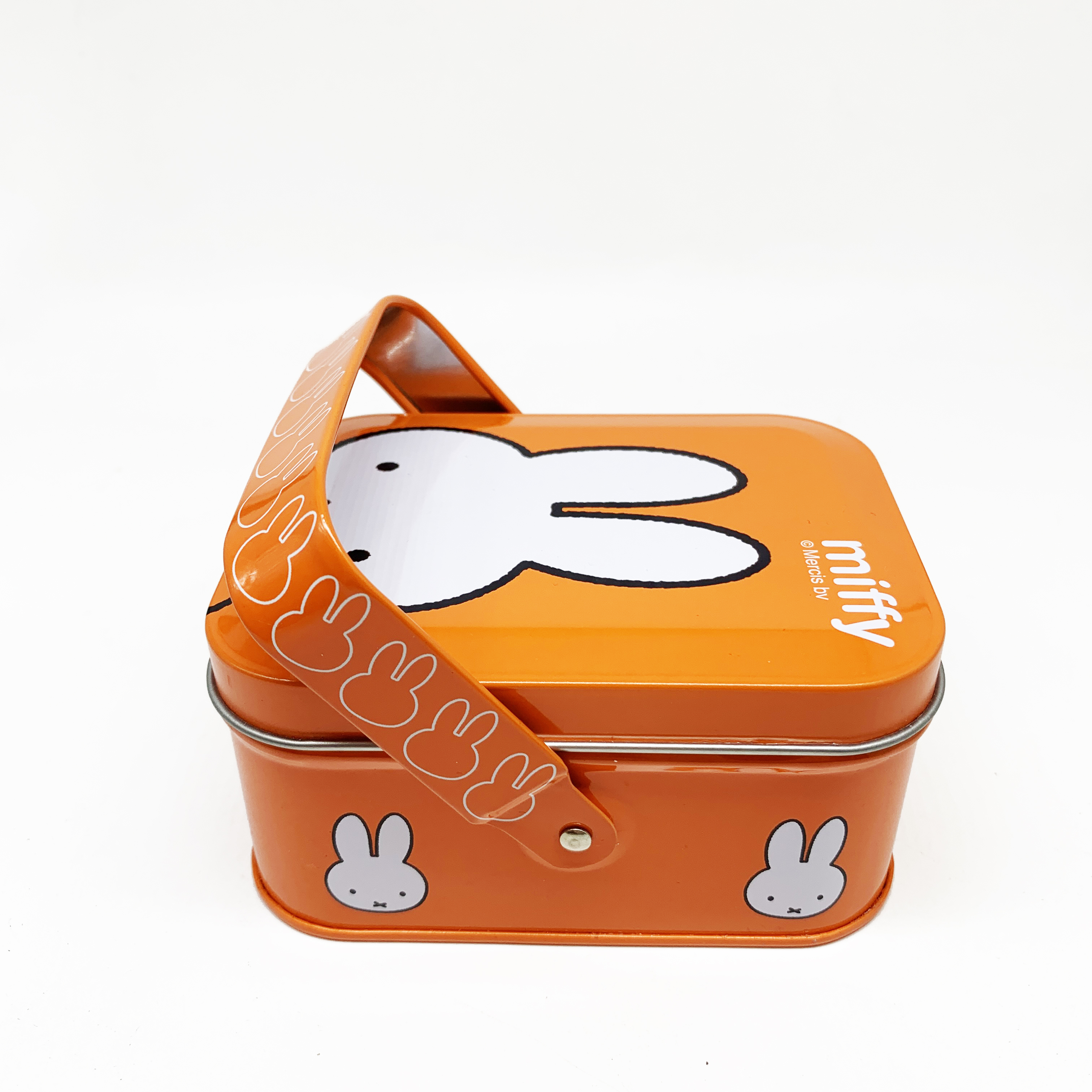 创意马口铁罐婚庆喜糖伴手礼盒 兔子款糖果手提手挽罐可定制