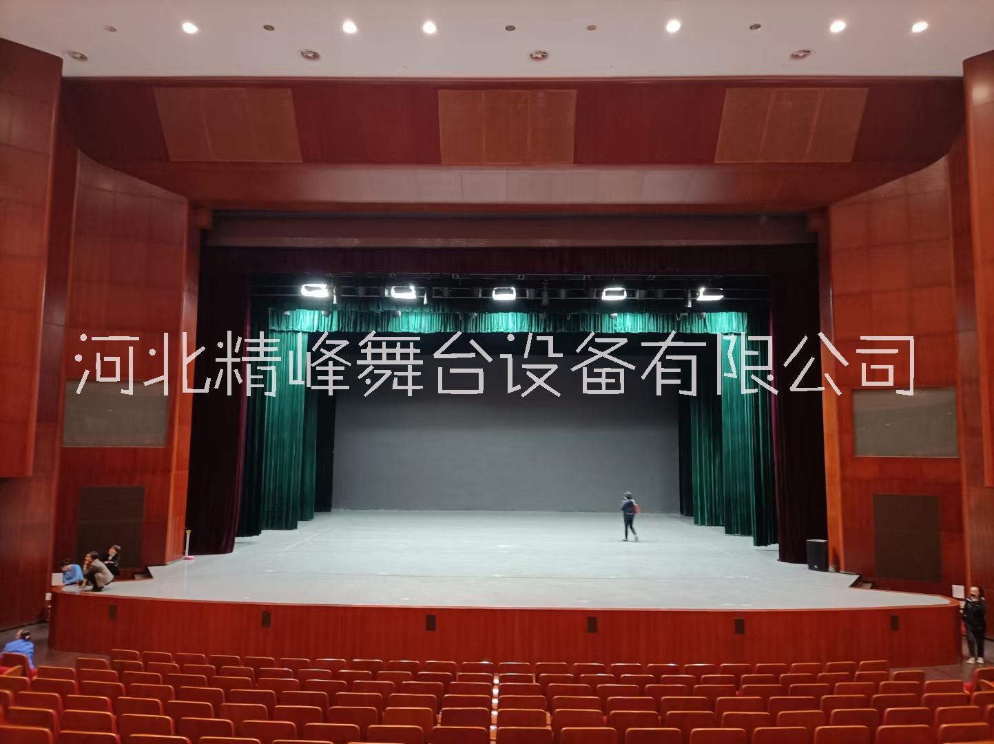 北京舞台幕布厂家  舞台升降灯杆  升降吊杆  舞台拉幕机