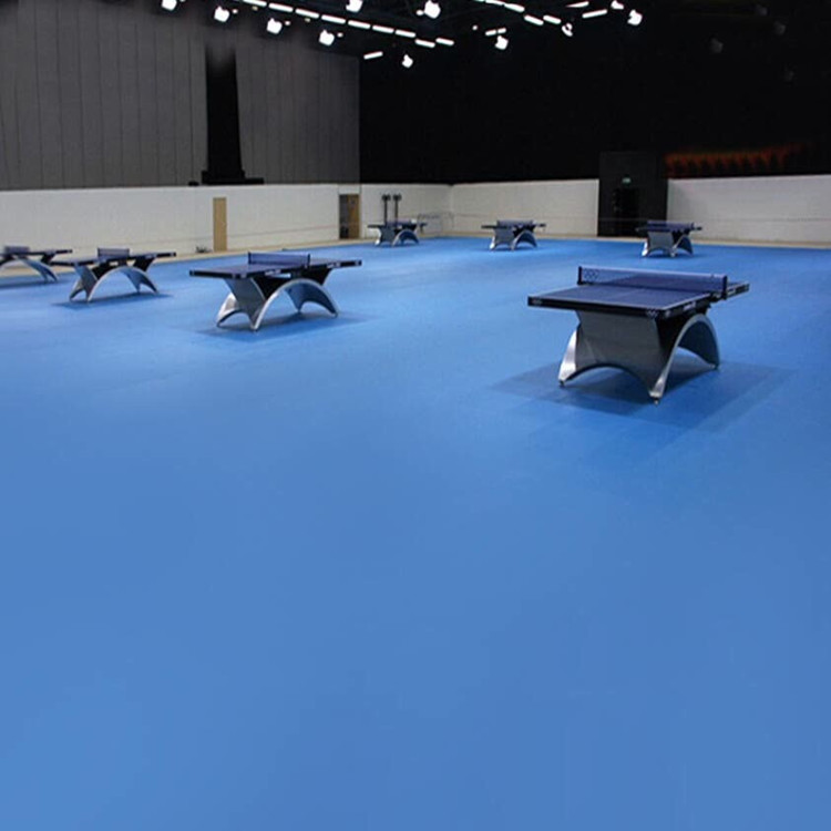 乒乓球场地塑胶地板 乒乓球地板