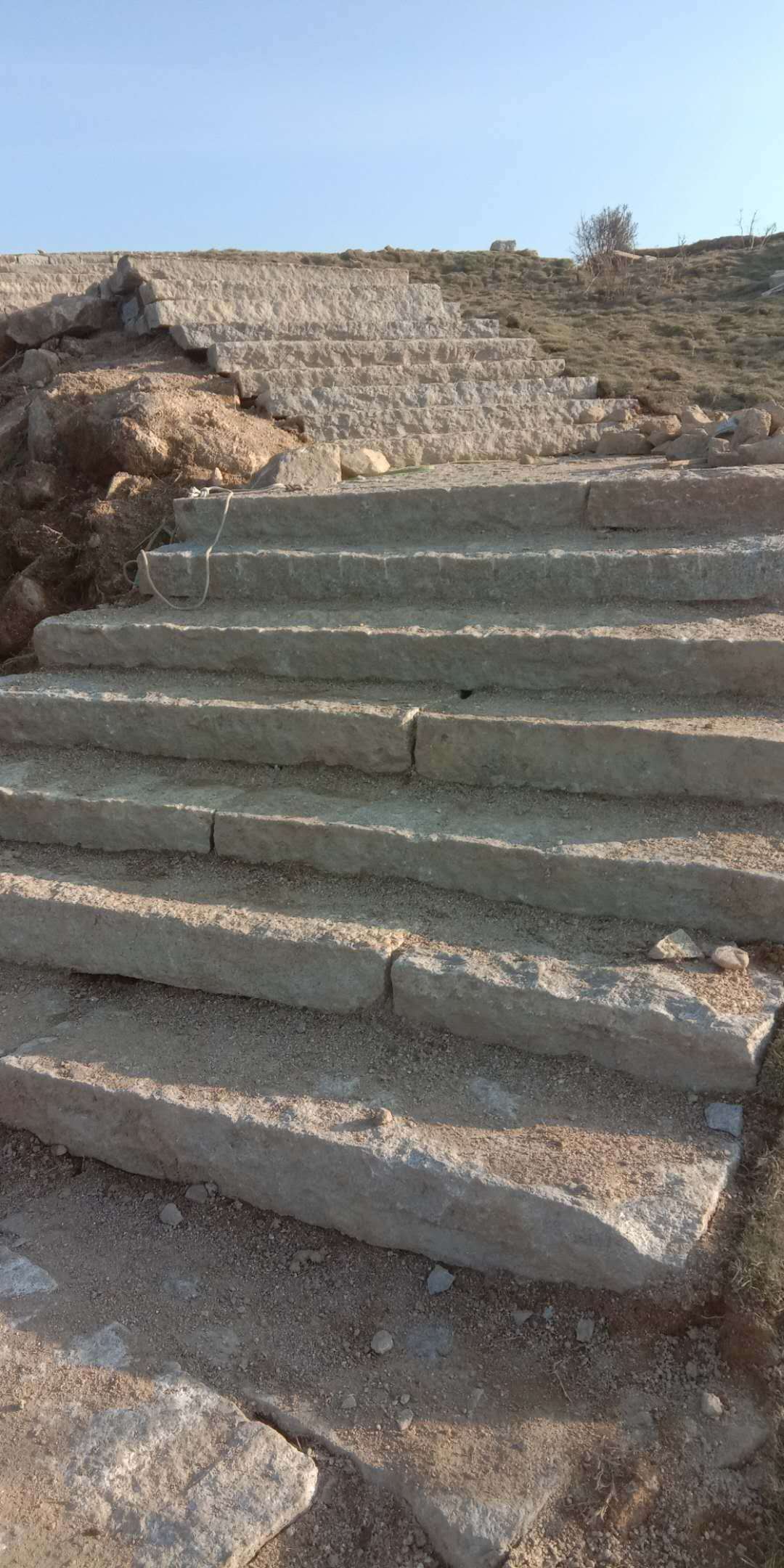 旧地铺 旧台阶石 踏步石 汀步石图片