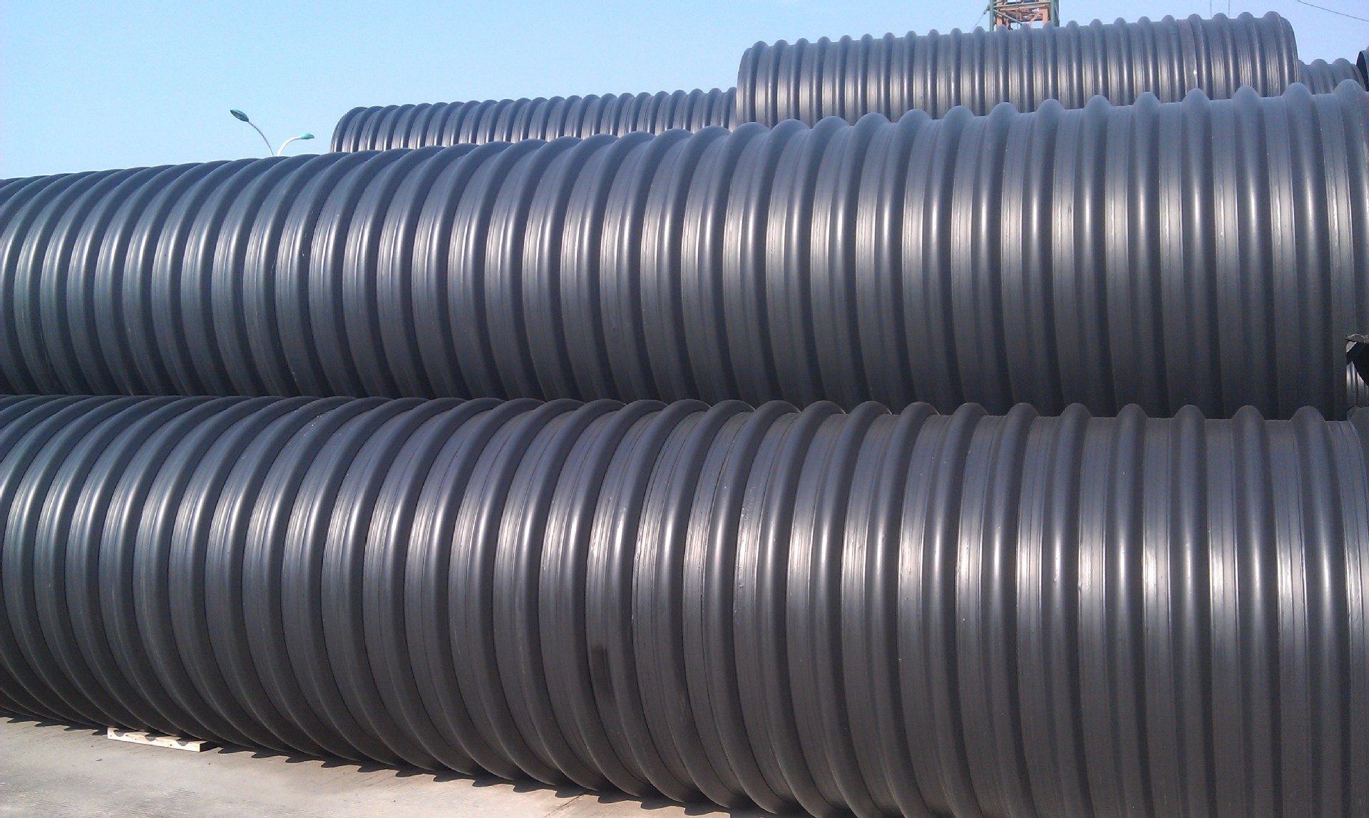 江西HDPE钢带螺旋波纹管生产厂家*钢带螺旋波纹管定制图片
