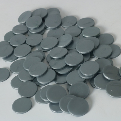 厂家批发纯色圆形塑料代币定做塑料定制幼儿园学习币乐学币