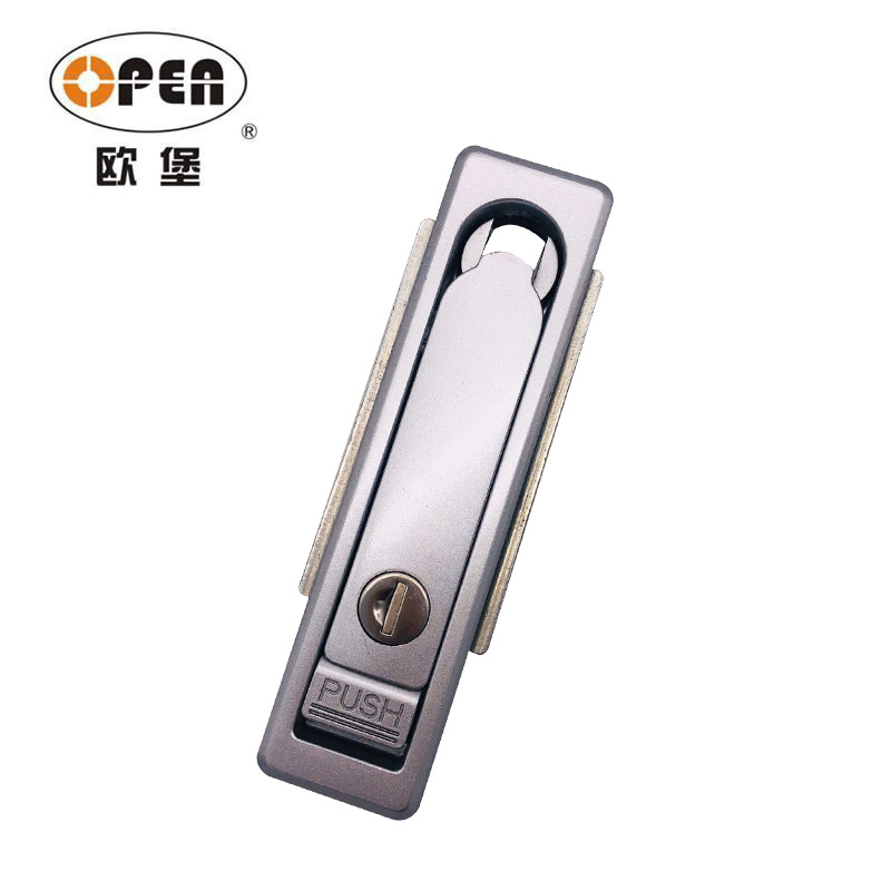 欧宝MS712三种锌合金平面电器柜锁、配电箱平面锁、机柜锁等、挂锁