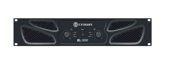 CROWN XLi 3000功放三分区音量独立功放 会议室 背景音乐功放机