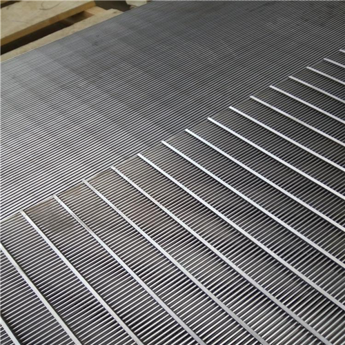 供应  不锈钢焊接式绕丝管矿筛网 1x2固液分离机斜筛图片