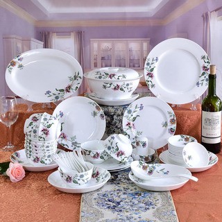 陶瓷餐具套装 创意骨瓷碗盘碟 商务礼品可制作LOGO