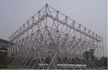 网架结构安装工程 广东网架结构安装工程-水库钢结构网架工程