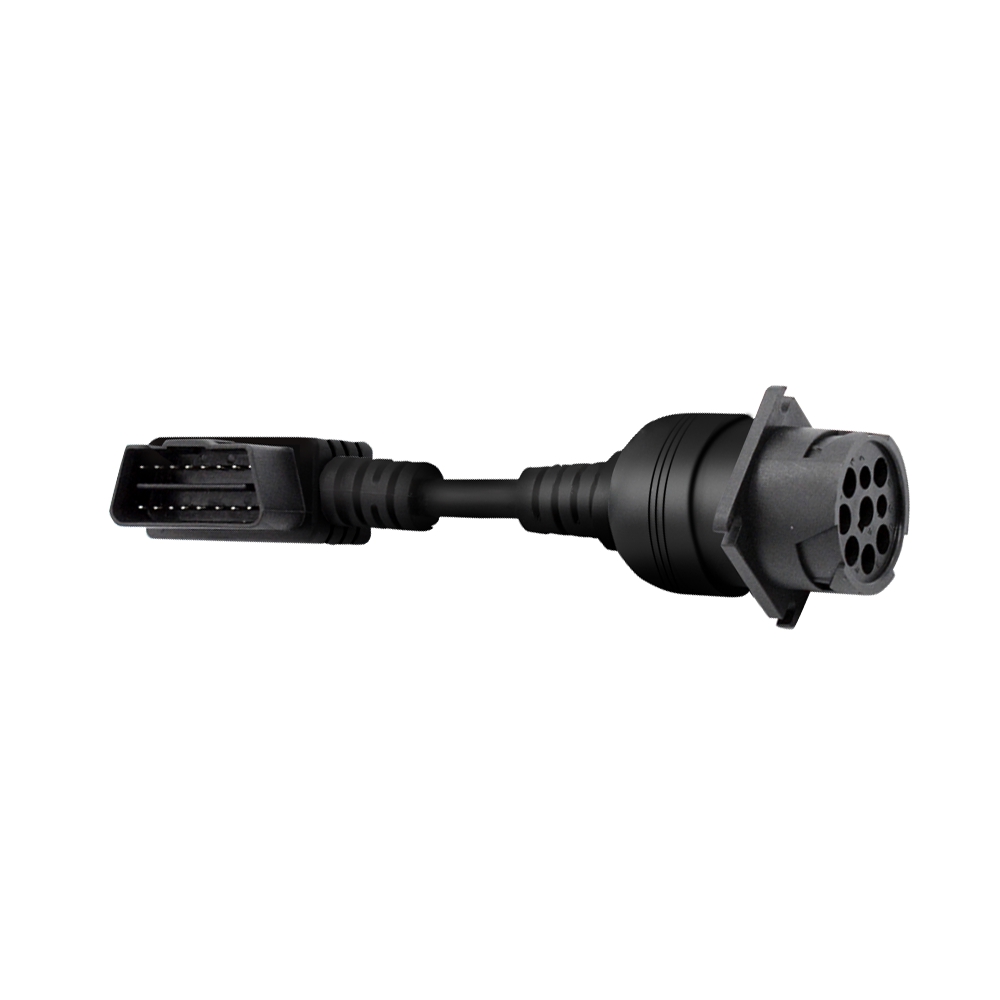 黑色耐久性J 1708电缆9针至6针5m欧姆敏感绝缘电阻图片