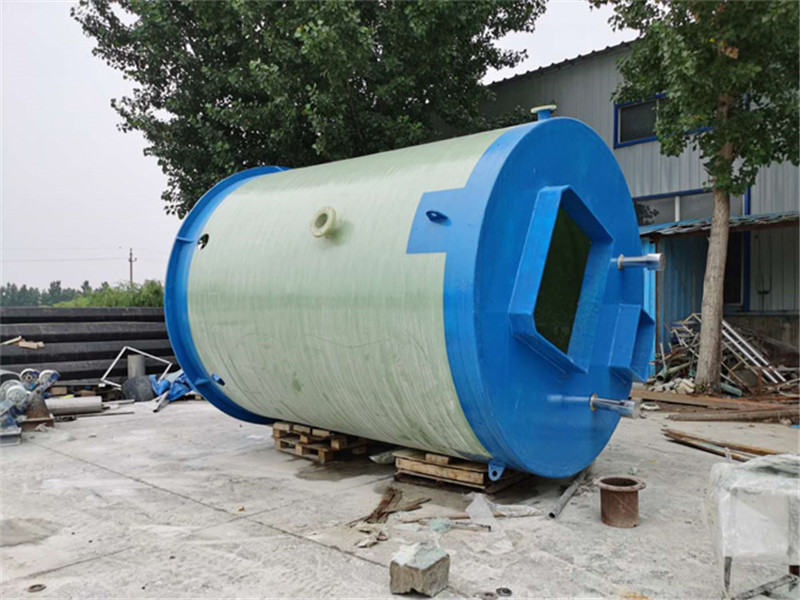 【推荐】智能型一体化泵站 玻璃钢污水处理提升设备预制自动截流井图片