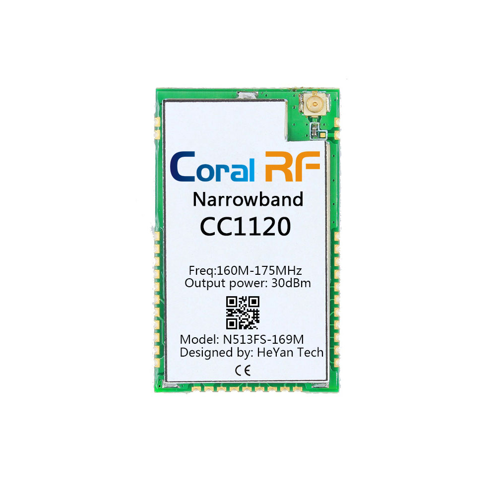 CC1120大功率远距离 低功耗窄带 组网 iot 串口模块 868mhz N513FS-868M