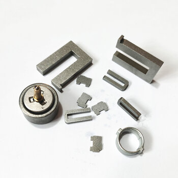 电磁阀配件,铁芯,纯铁，代替DT4纯铁F-0000材料电磁阀配件铁芯的粉末冶金加工